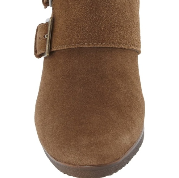 New Munro Wedge Suede Leather Boots - Picture 3 of 5